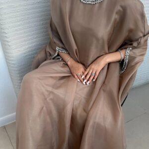 Luxury Abaya, dubai UAE Abaya, organza Abaya , modest wear