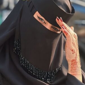 Saudi niqab pearl short niqab